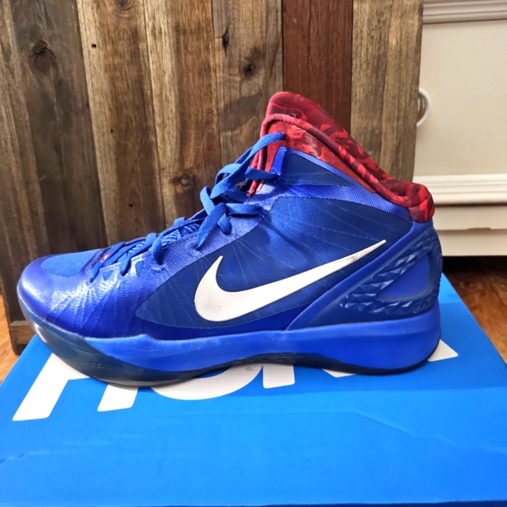 Detroit Piston Blue & Red Nike Air Zoom